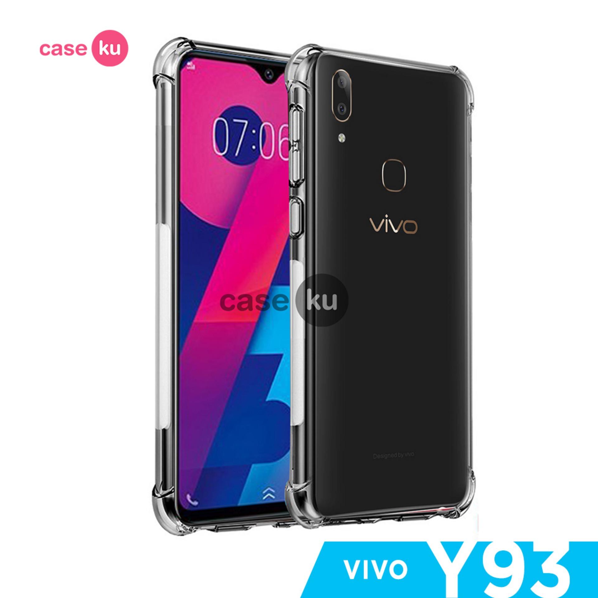 Caseku Vivo Y91,Y93,Y95 Anti Crack Ultra Thin Anti Shock Jelly Silikon Shockproof Softcase - Bening