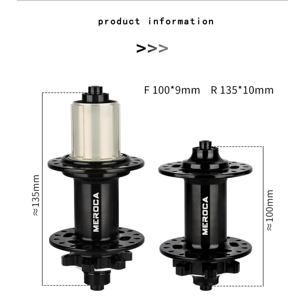 Hub Freehub Meroca Km Qr X X Hole Baut Six Bolt