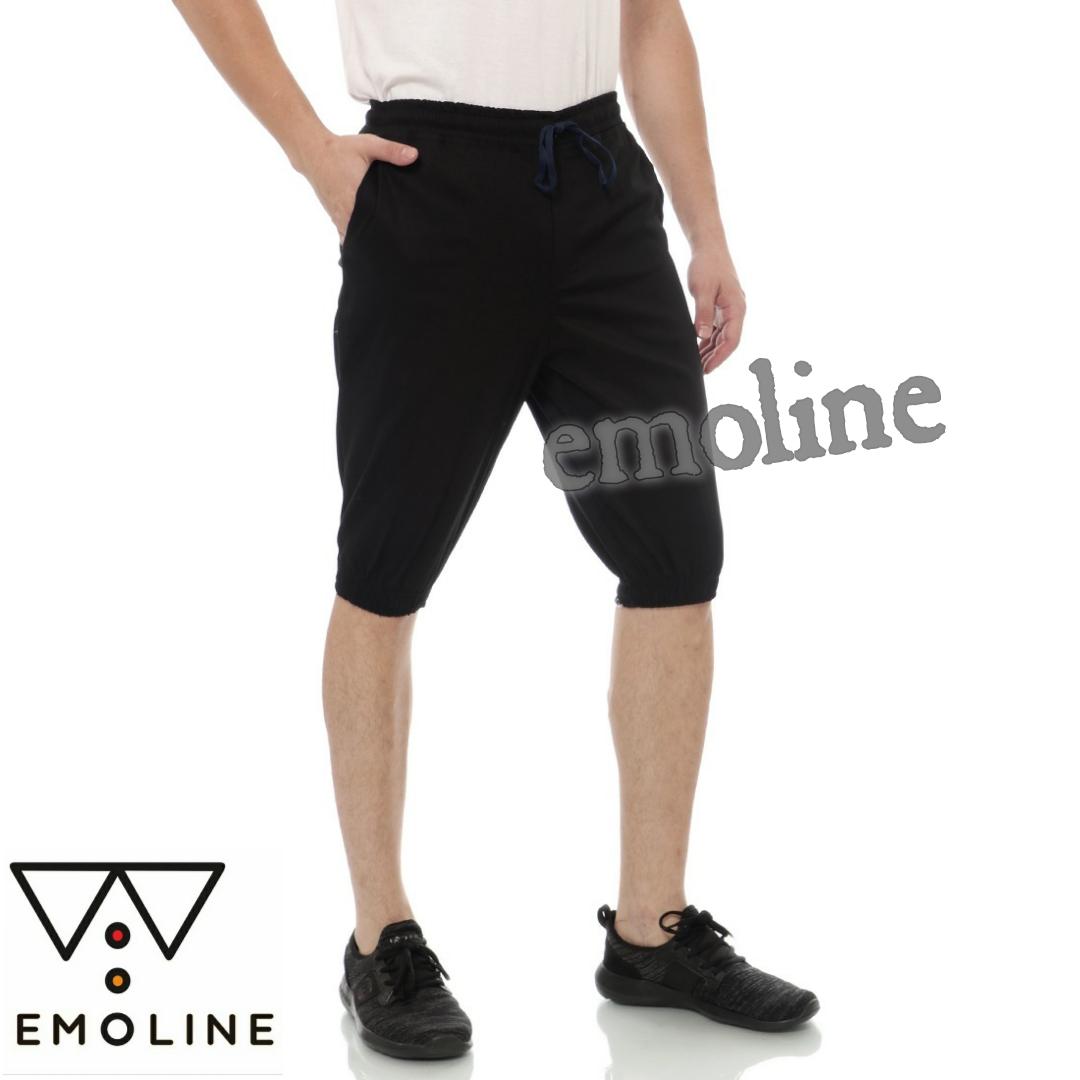 Celana Jogger Chino Pendek Hitam dan Abu