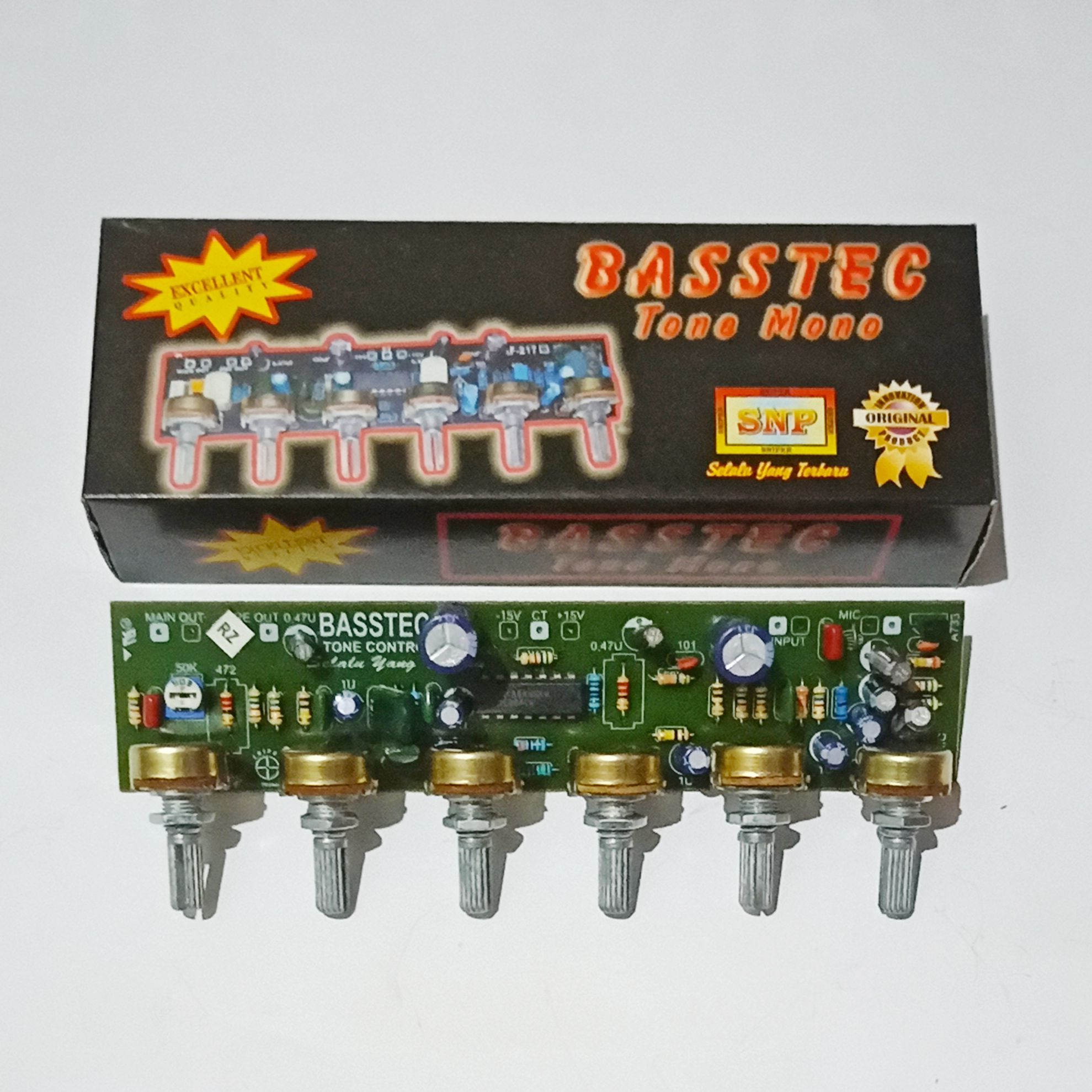 BASSTEC Tone Control Mono Plus Subwoofer Middle Dan Preamp Mic ...