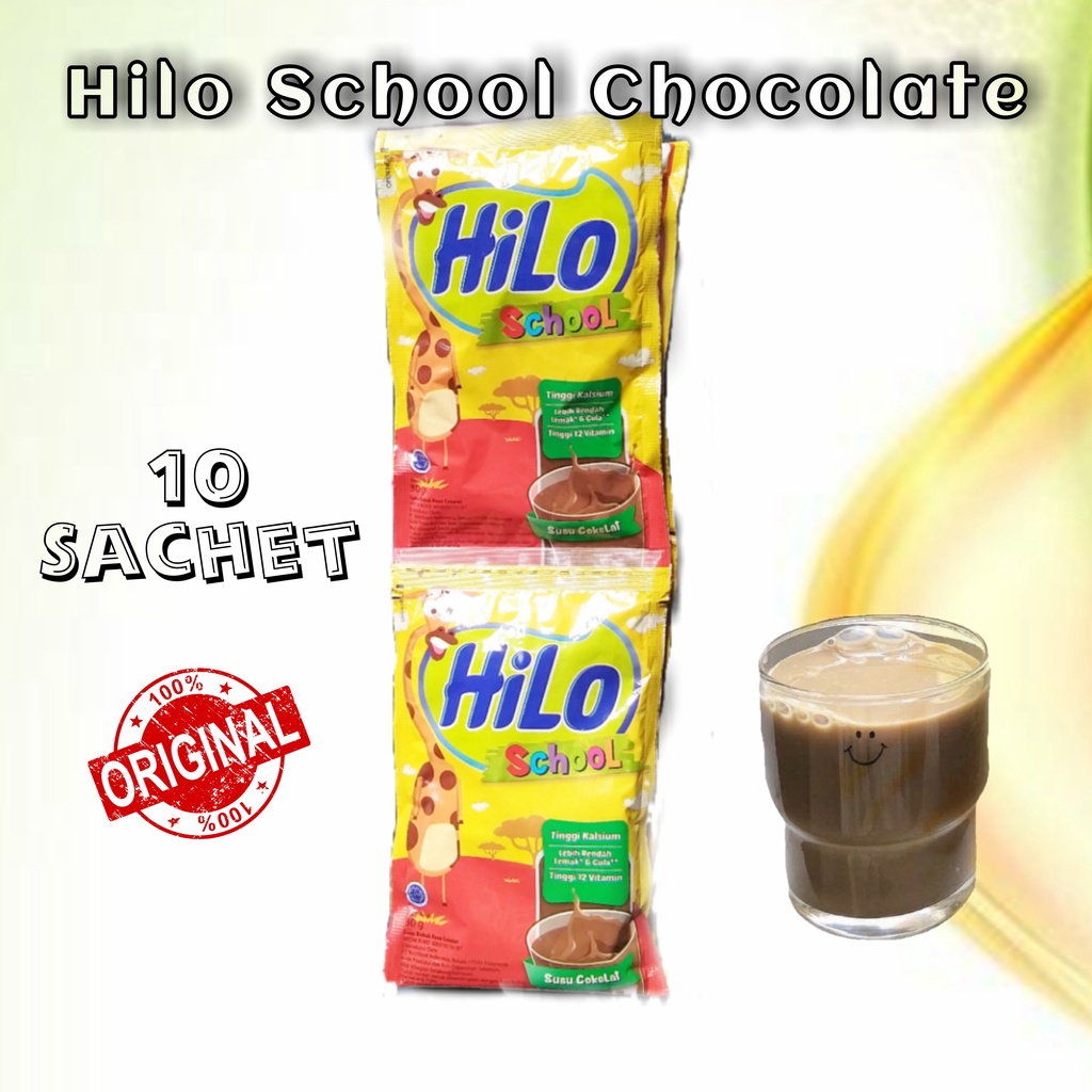 Hilo School Chocolate SachetHilo Active Belgian Chocolate Lazada