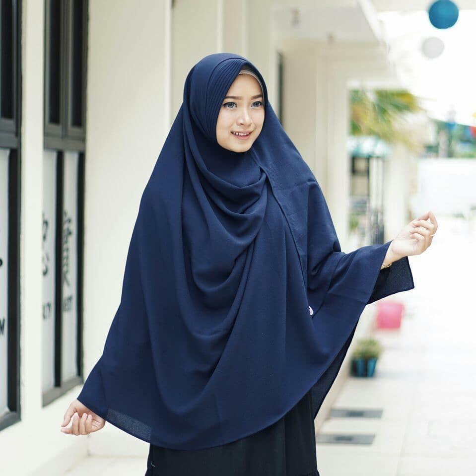 Jilbab / Hijab KHIMAR ZAHRA Jumbo Diamond - Kerudung Segi Empat 4