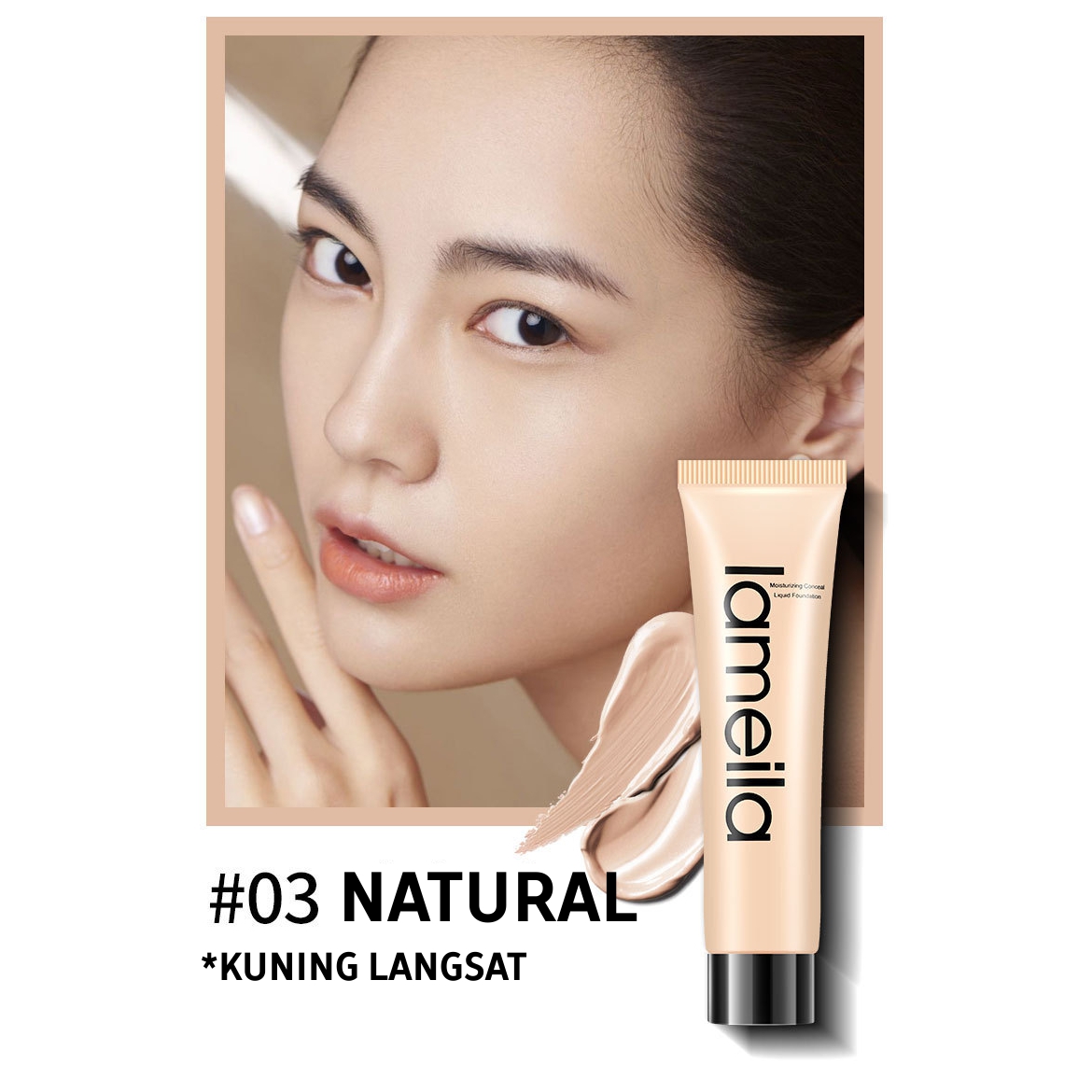 SHINE STAR - Bedak Tahan Air dan Keringat Liquid Foundation Waterproof ...