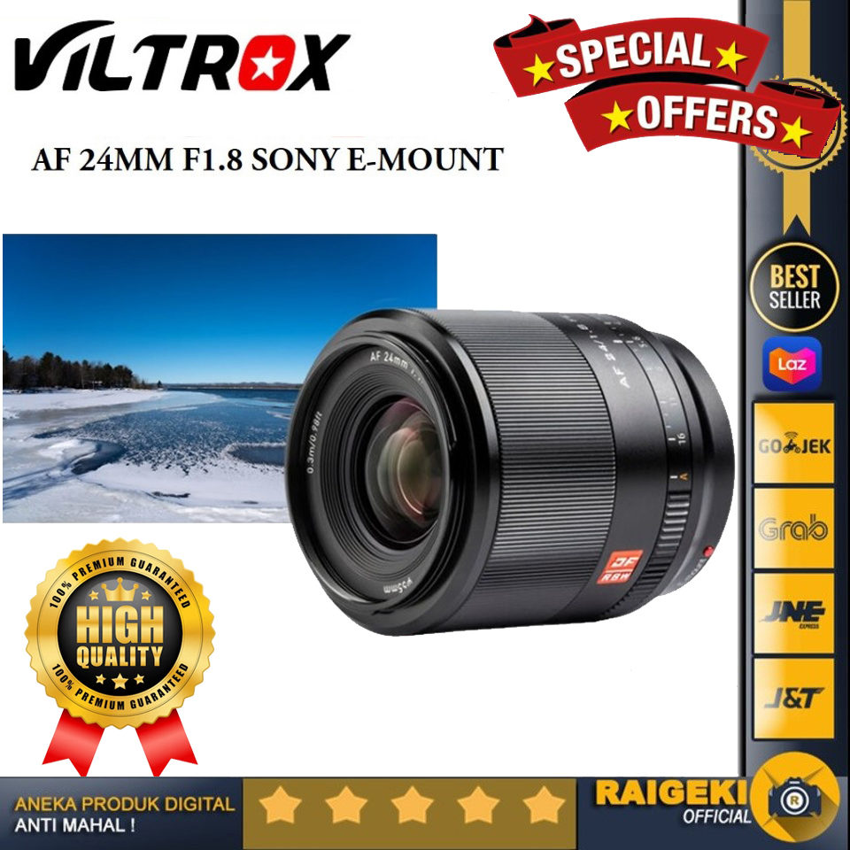 VILTROX AF 24 mm F1.8 Auto Focus Lente de cámara gran angular para