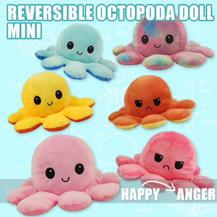 reversible cute mini plushies