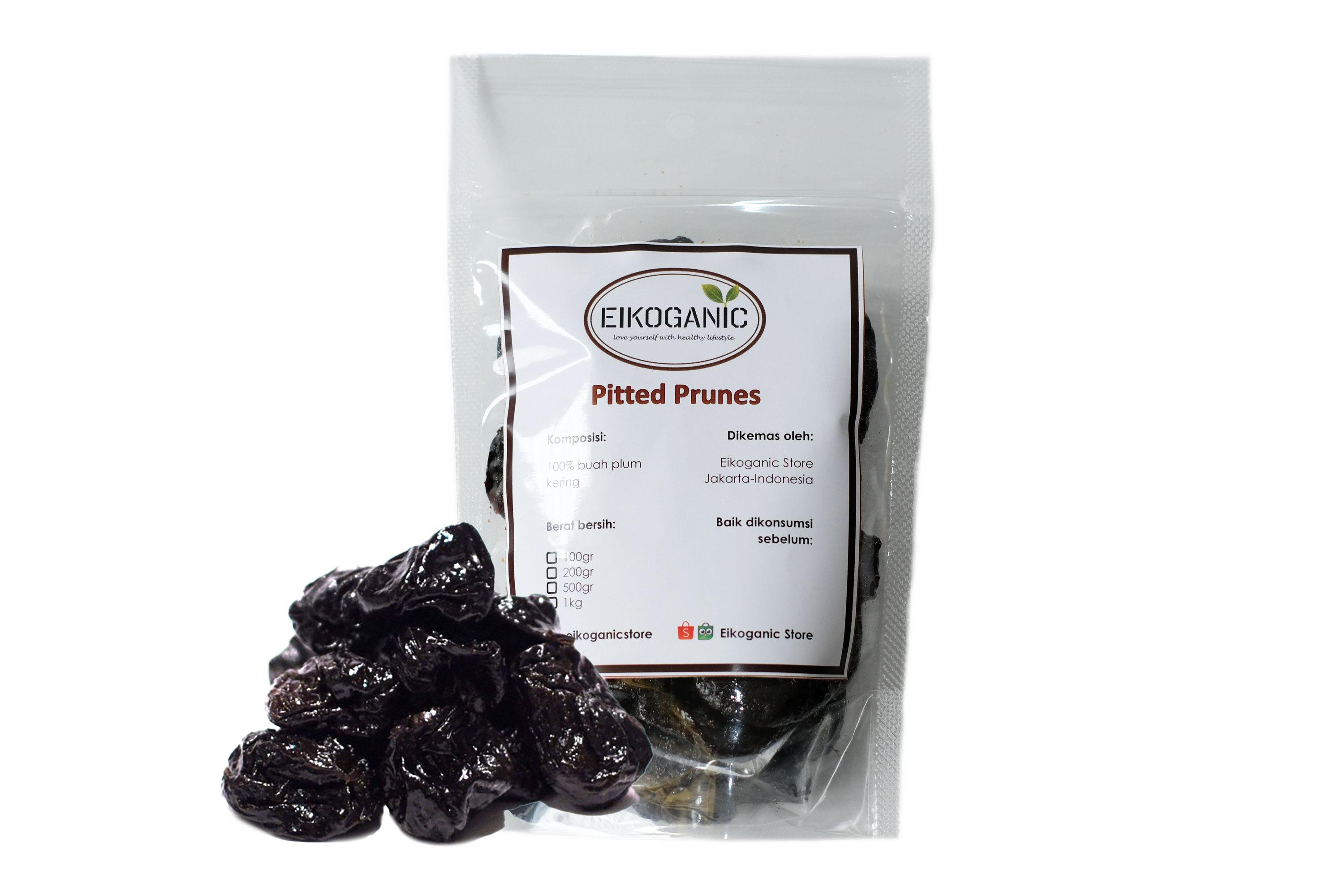 Eikoganic - Pitted Prunes / Plum kering 1000 gram [1 kg]