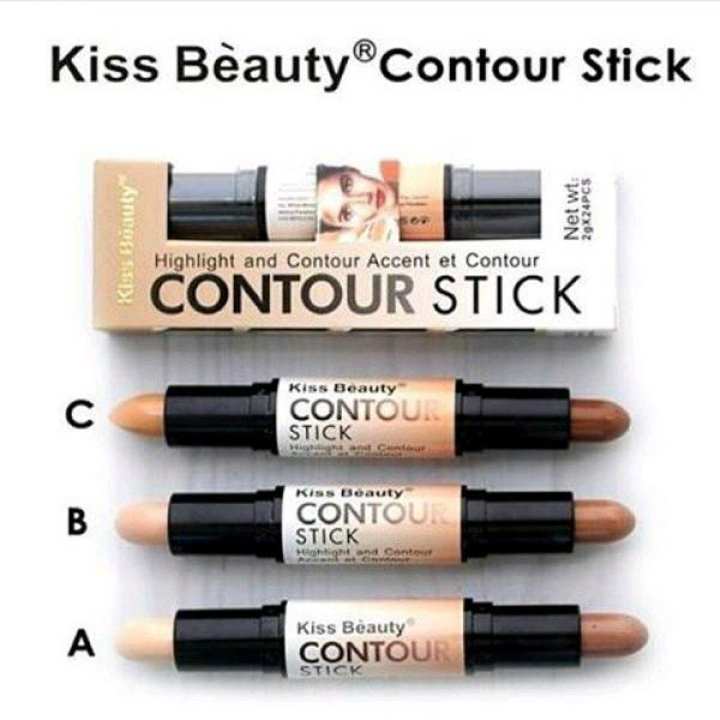 Kiss Beauty Contour Stick 2in1 Concealer Contour Stick 2 in 1 Highlight