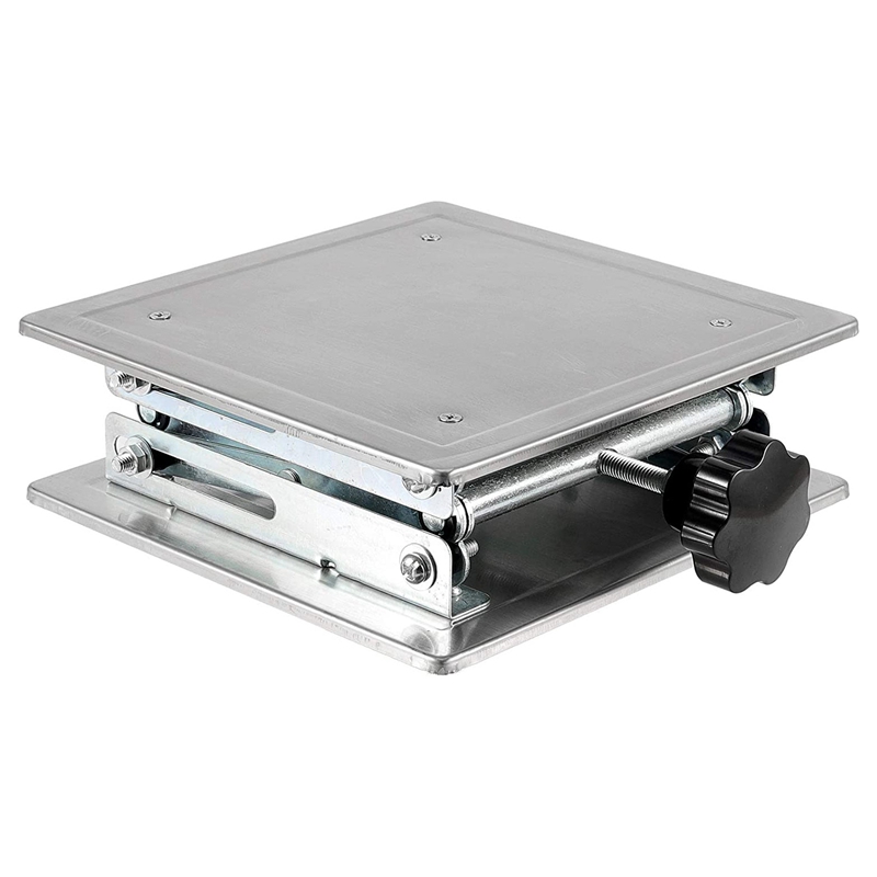 2 Pack 8 X 8 Inch Lab Scissor Jack, Stainless Steel Lab Lift Stand Table, Lab Jack - View #8