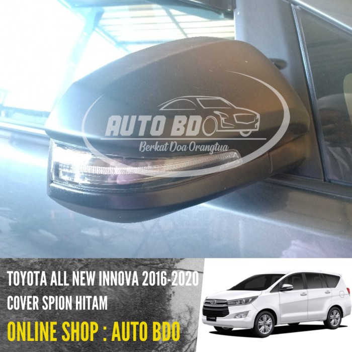 Bisa Bayar Dirumah Mirror Cover Spion Sepion Hitam Black Dop Doff All New Innova Reborn Berkualitas Lazada Indonesia