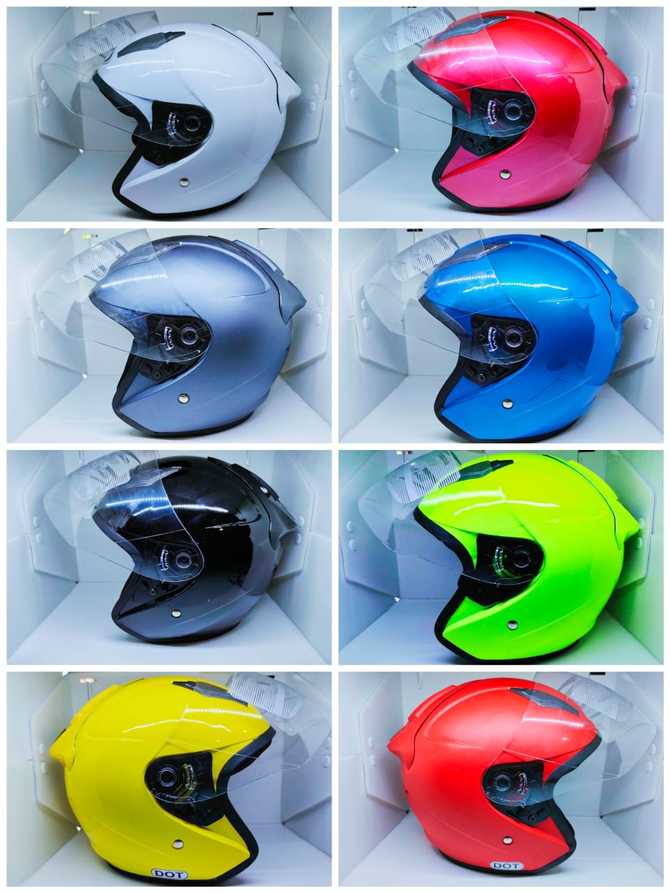 HELM KYT GALAXY HALF FACE SNI ORIGINA 
