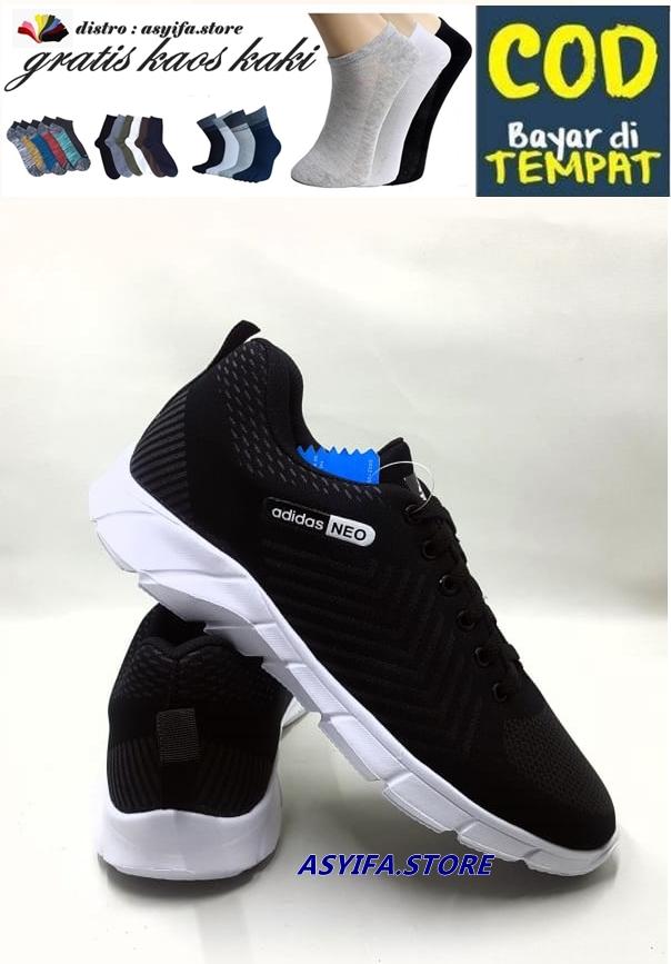 SEPATU RUNNING NIKE/ADIDAS WAFFLE TRAINER MENS AND WOMENS SHOES BLACK HANDMADE SHOES@ASYIFA.STORE