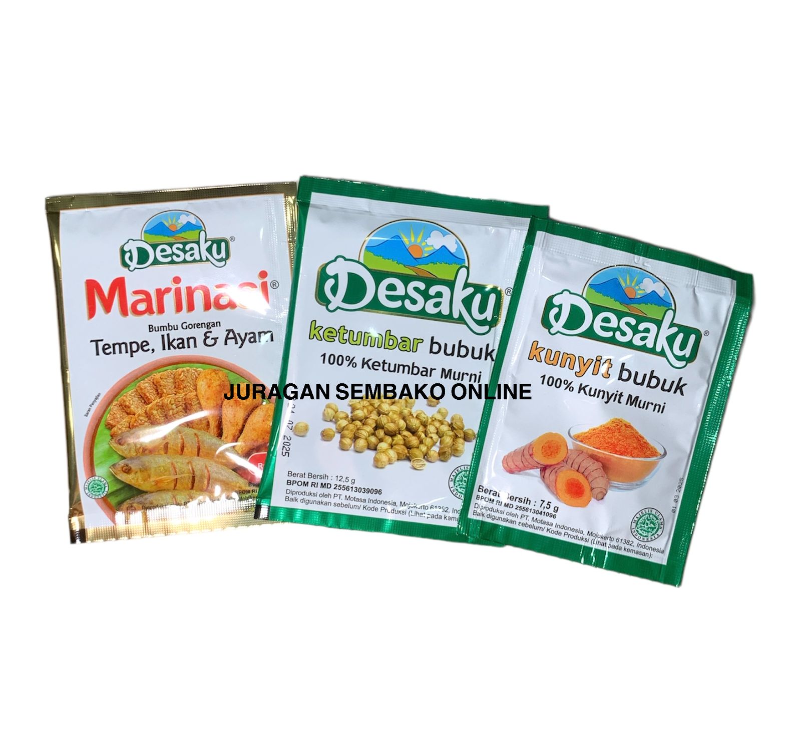 DESAKU Bumbu Gorengan Marinasi Ayam Tempe Ikan Ketumbar Kunyit All