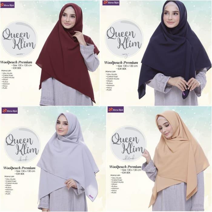 PROMO Jilbab Segi Empat - Nibras Queen Klim - Hijab Segi Empat Jumbo TERBARU