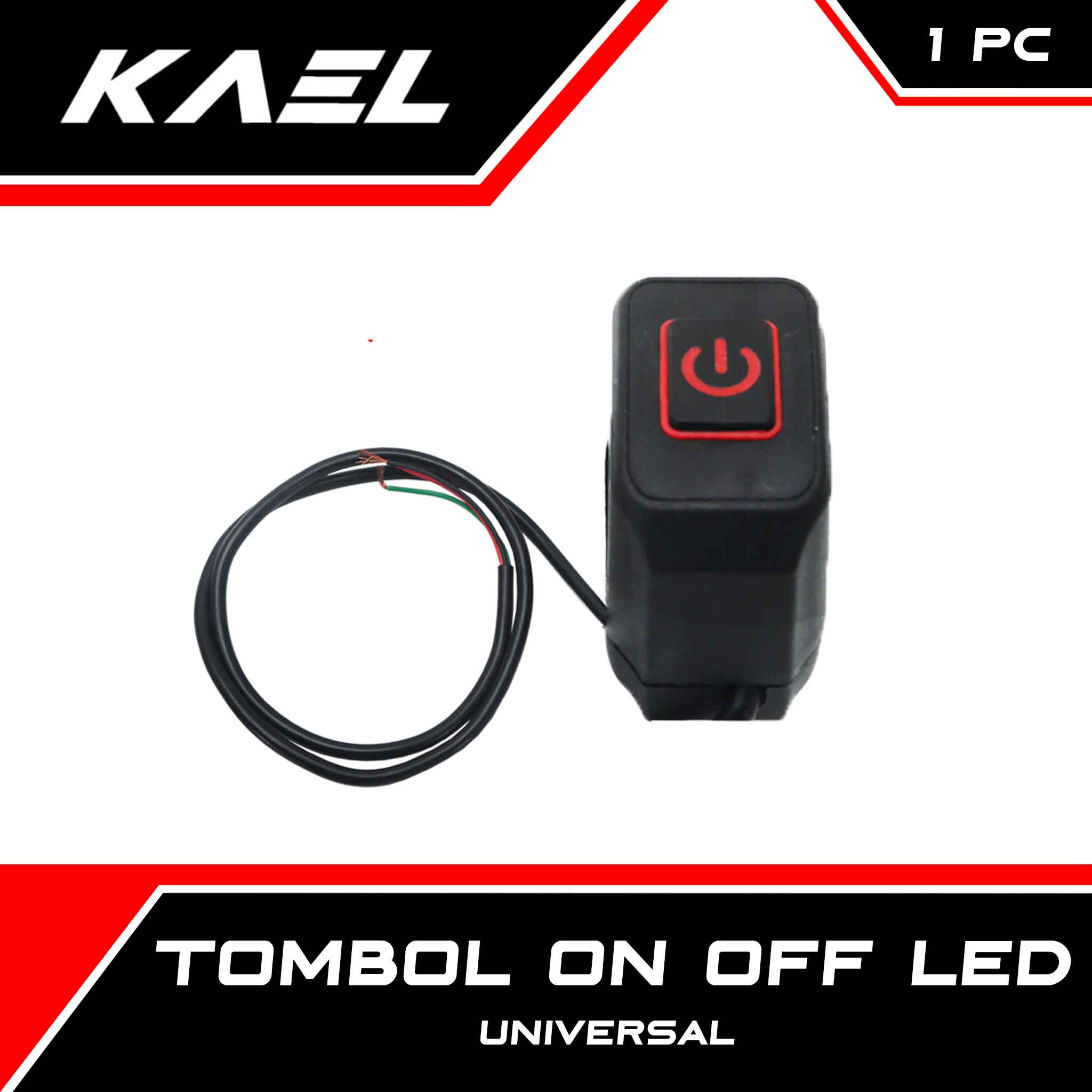 Tombol On Off LED Universal Saklar Swit Switch Stang Setang Untuk Semua ...