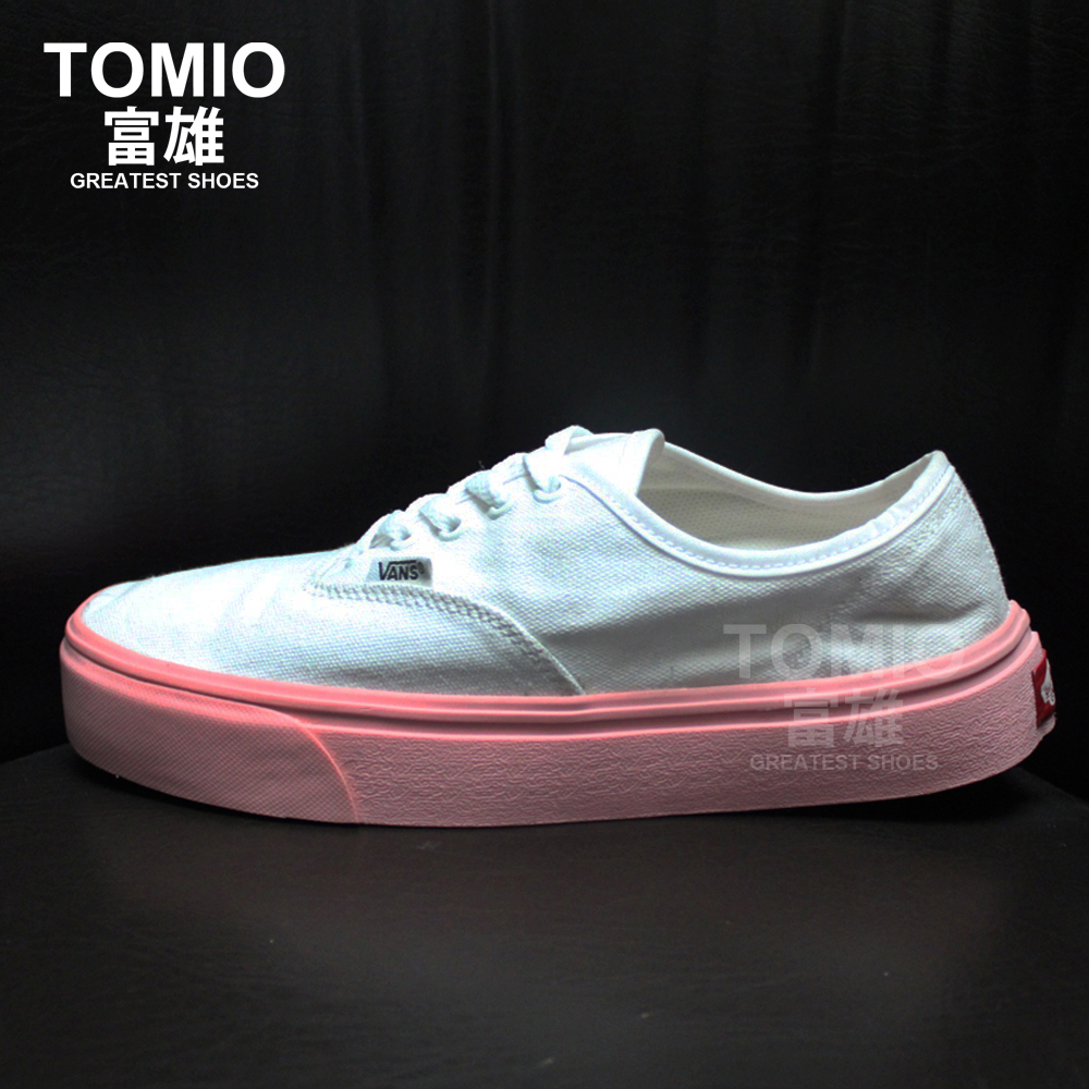 vans pink sole