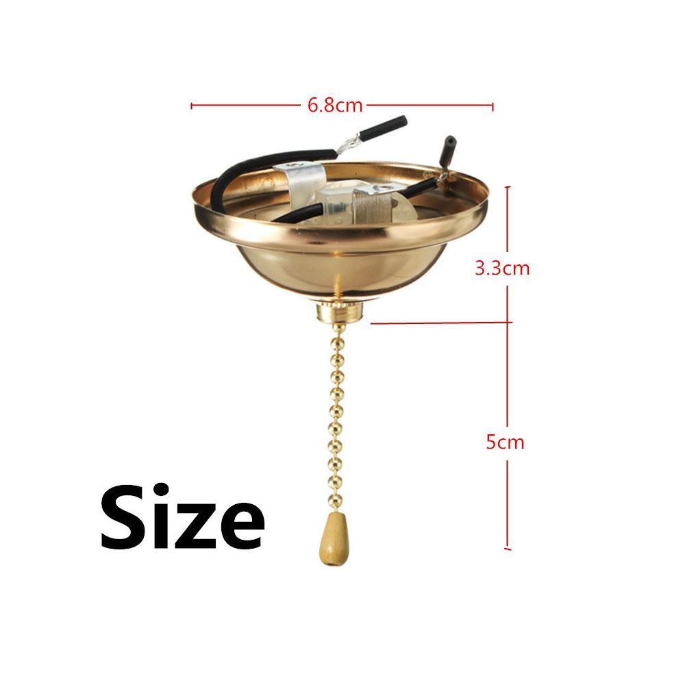 ODZ5L Useful Universal Replacement Wall Light Pendant Fan Pull Chains Control Pull Cord Switch