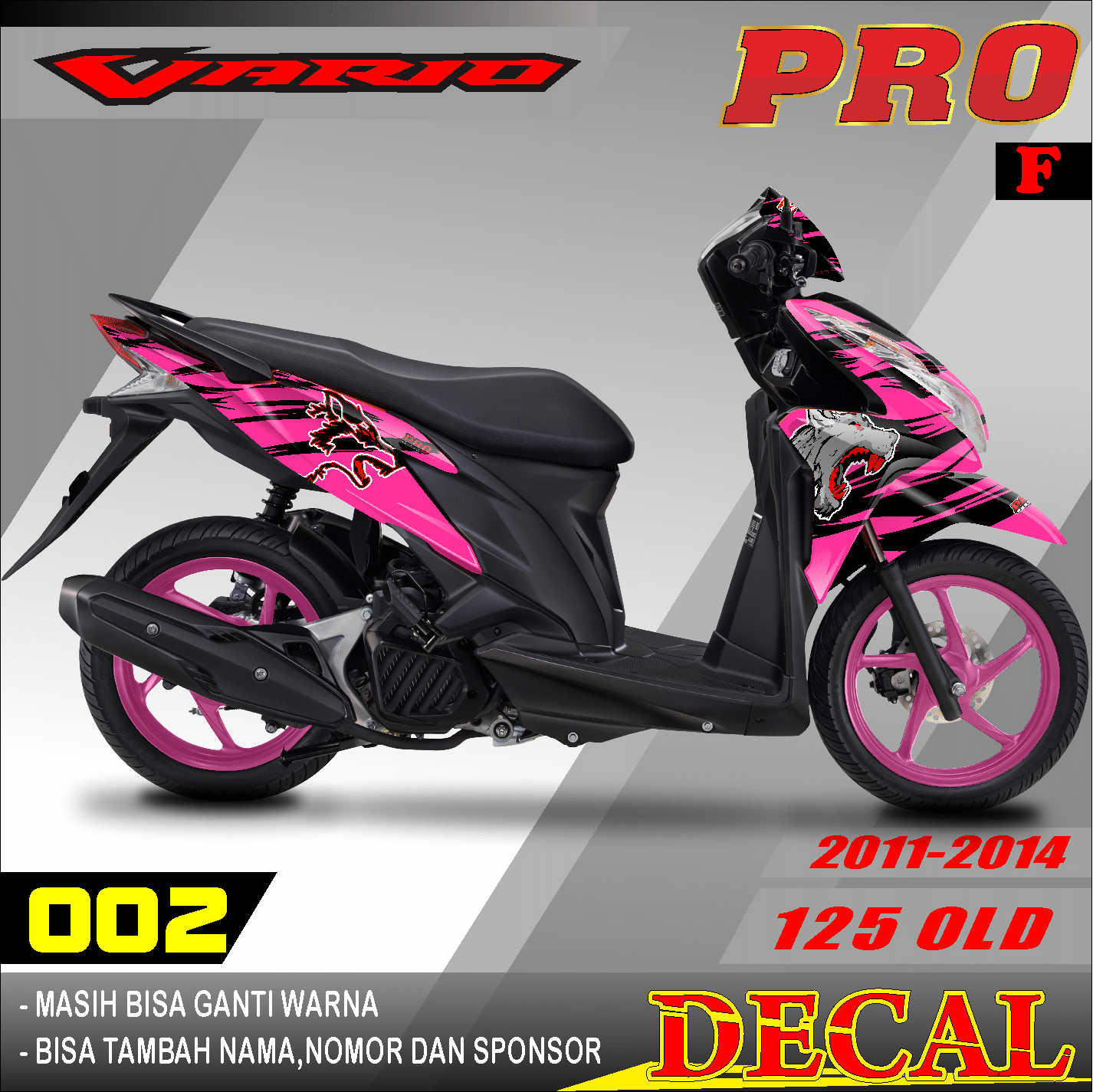 Decal Stiker Vario 125 Old Full Body Decal Vario Decal Variasi Vario Decal Sticker Vario 125 Old 002 Murah Lazada Indonesia