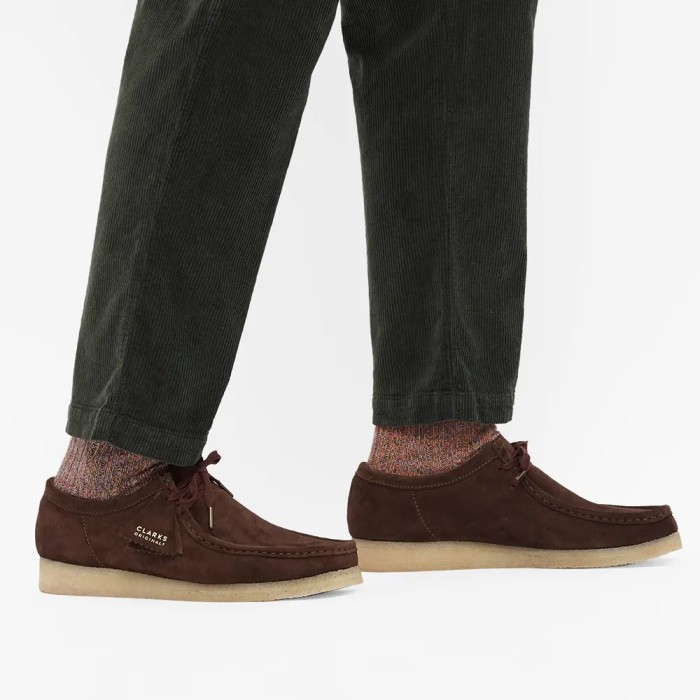 clarks suede sneakers