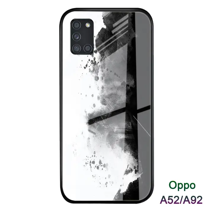 Softcase Glass Kaca Color Oppo A52 A92 J44 Casing Hp Pelindung Hp Case Handphone Lazada Indonesia