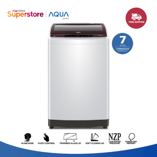 Aqua Mesin Cuci 1 Tabung Top Loading 8 Kg Aqw 88dd Lazada Indonesia