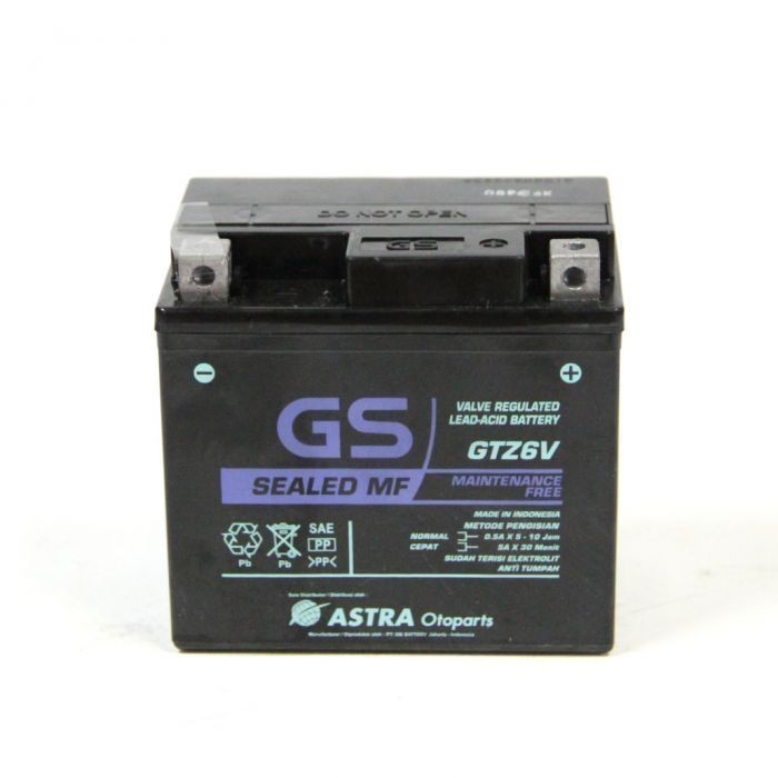 Accu (Aki) GS Astra – Battery GTZ6V Beat Sporty, Scoopy & Vario [31500