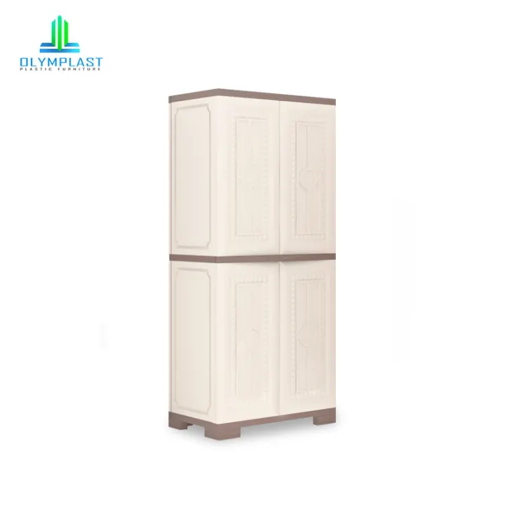 Olymplast Lemari Pakaian Lemari Plastik 2 Pintu Olymplast Modul Cabinet Standar Lemari Pakaian Omc St1 Graha Lazada Indonesia