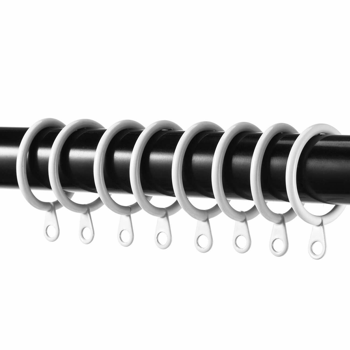 YAO06 Bathroom Heavy Duty Practical Metal Curtain Rings For Curtains Rods Hanging Hooks Roman circle