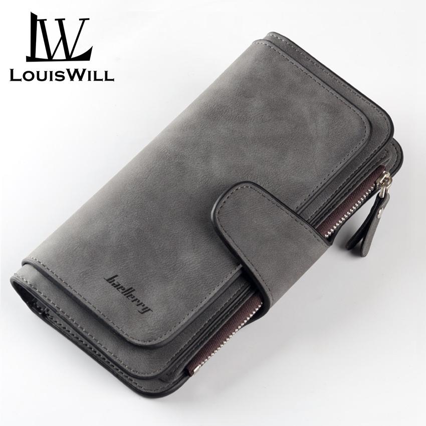 LouisWill Dompet Panjang Wanita Model Korea Tas Gadget  Long Women Wallet