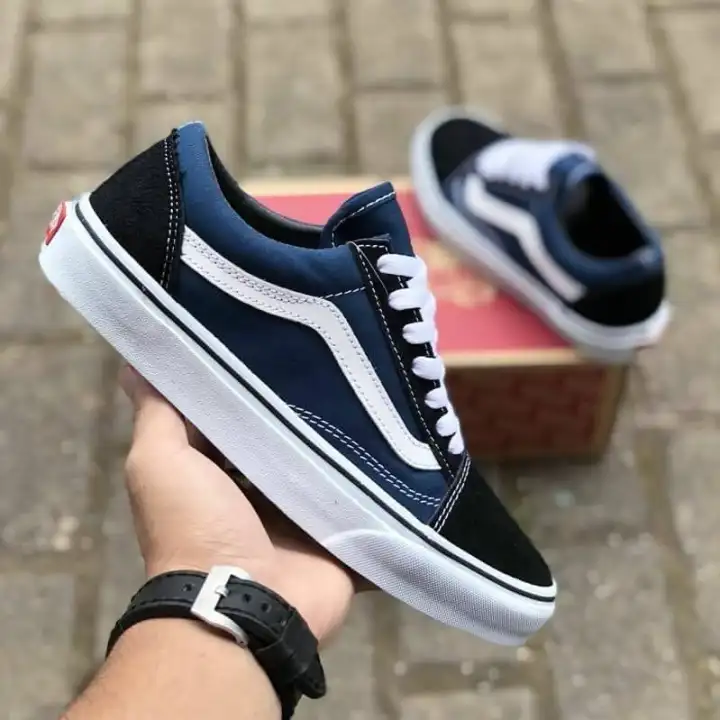 Cod Sepatu Vans Old Skool Premium Kombinasi Navy White Pria Wanita Sepatu Pria Vans Authentic Unisex Sepatu Slip On Murah Wanita Sepatu Casual Unisex Sepatu Sneakers Sepatu Skate Collection Hamda Lazada Indonesia