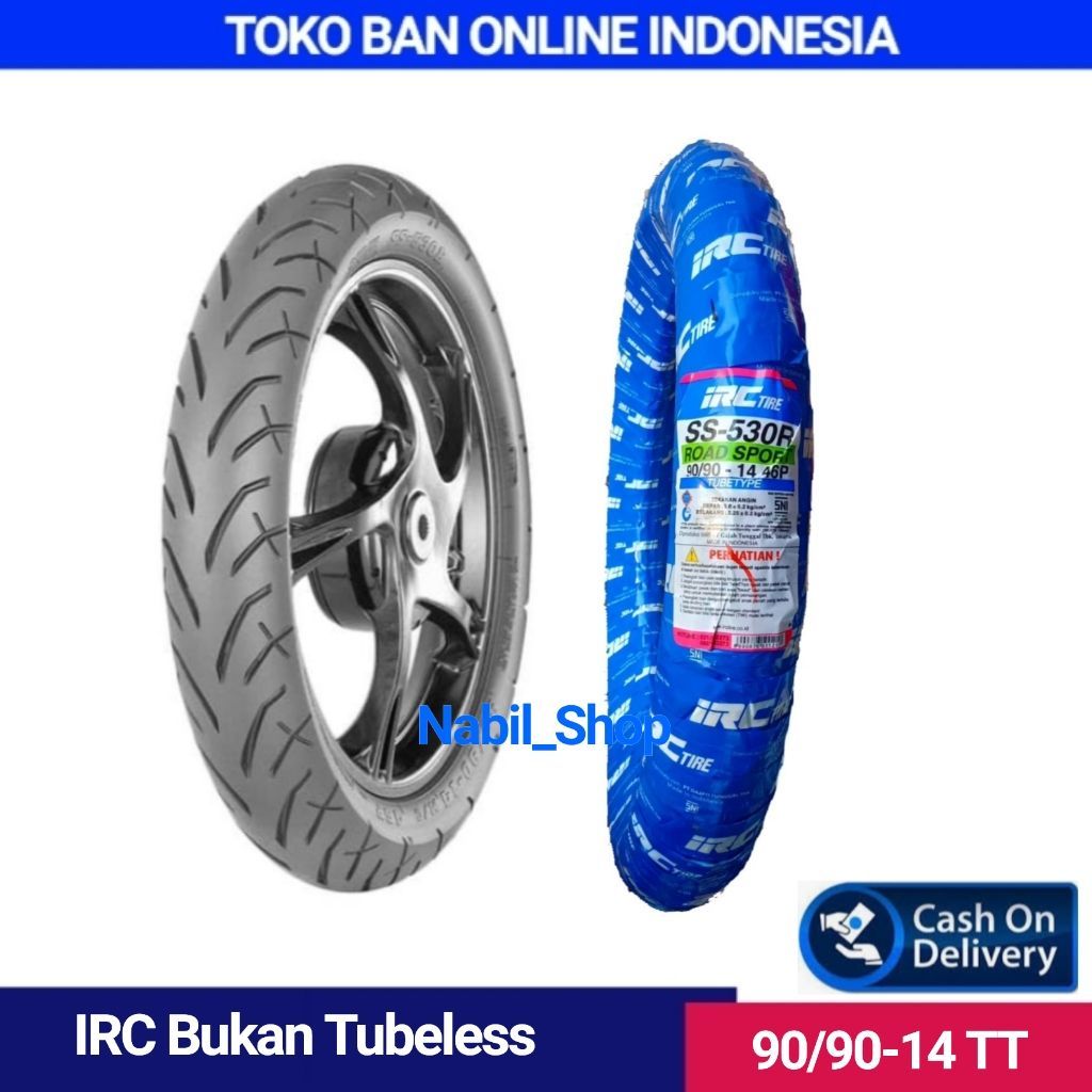 Ban Irc Ss 530r 90 90 14 Tube Type Atau Non Tubeless For All Matic Lazada Indonesia