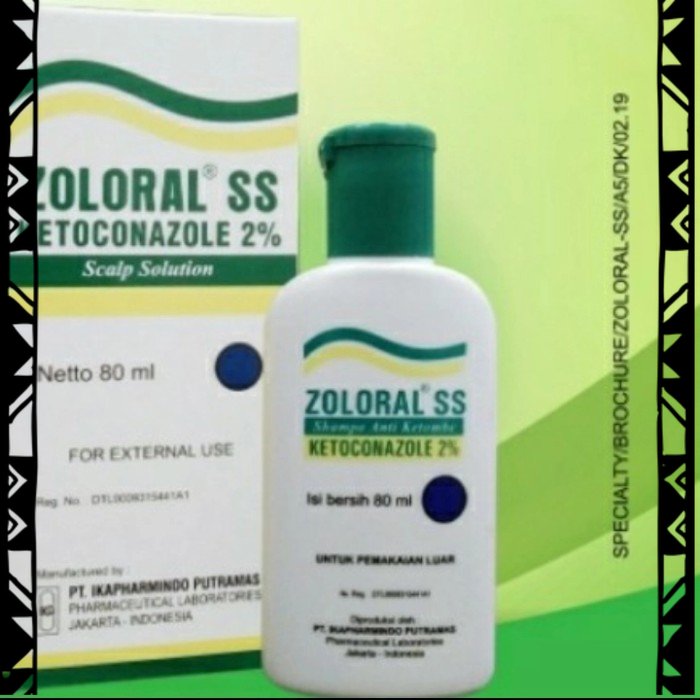 Zoloral ss shampoo anti ketombe / ketoconazole Lazada Indonesia