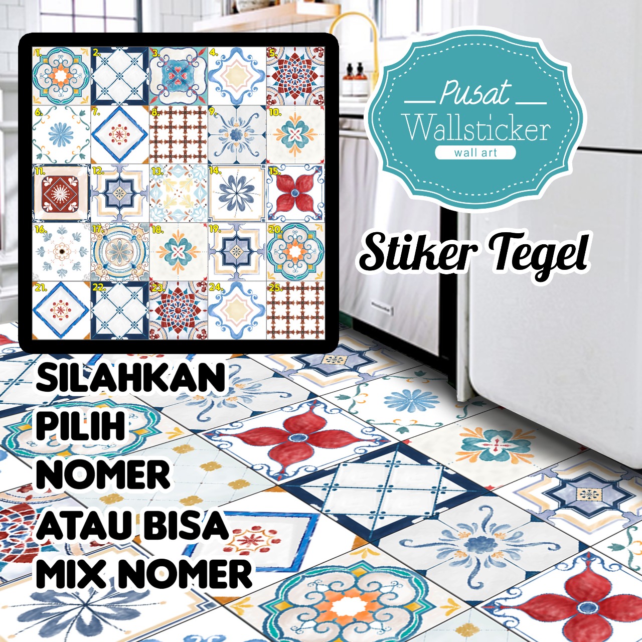 Sticker Tegel / Stiker Lantai Best Seller 10 Lazada Indonesia