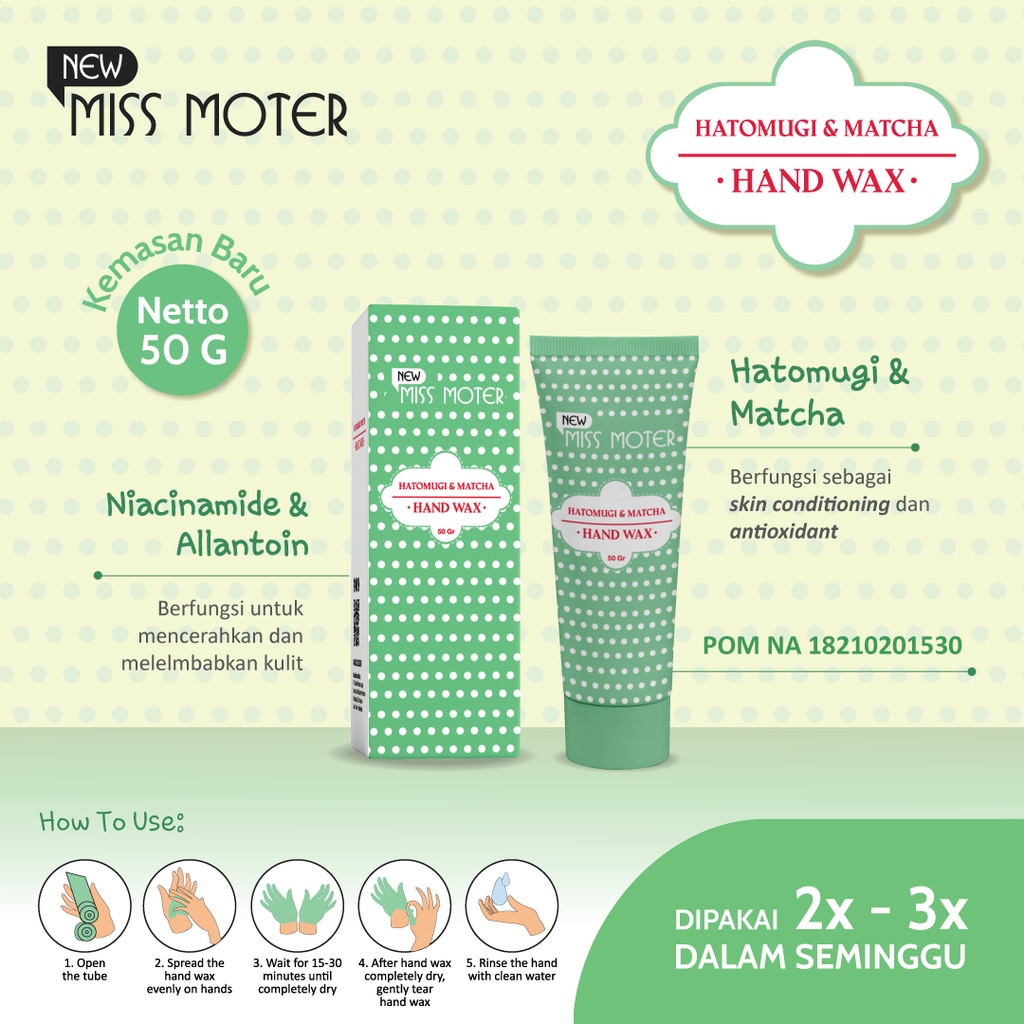 SYB HAND WAX MISS MOTER MATCHA & MILK 50gr - Waxing Tangan Penghalus ...