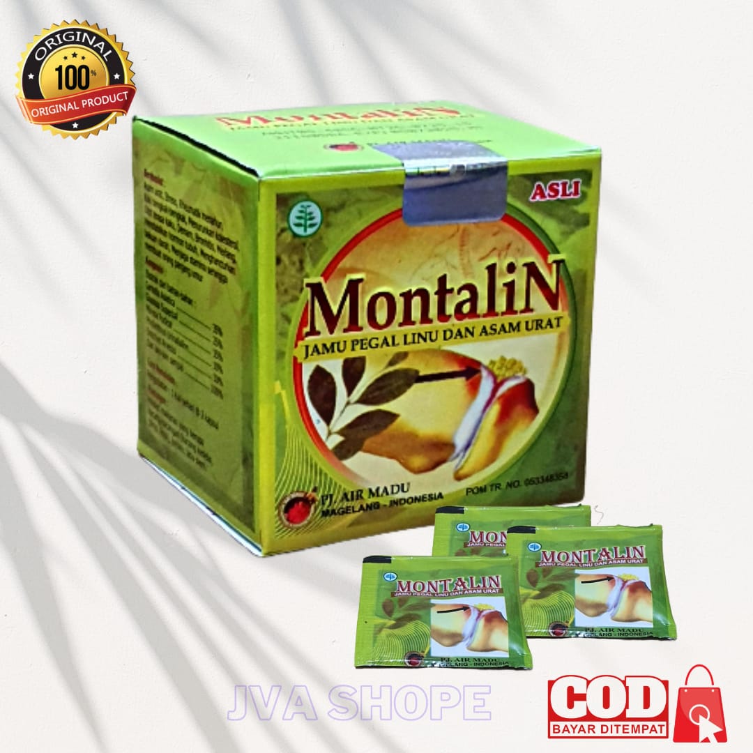 MONTALIN Kapsul 100% Asli Original Obat Asam Urat Pegal linu Kolestrol ...