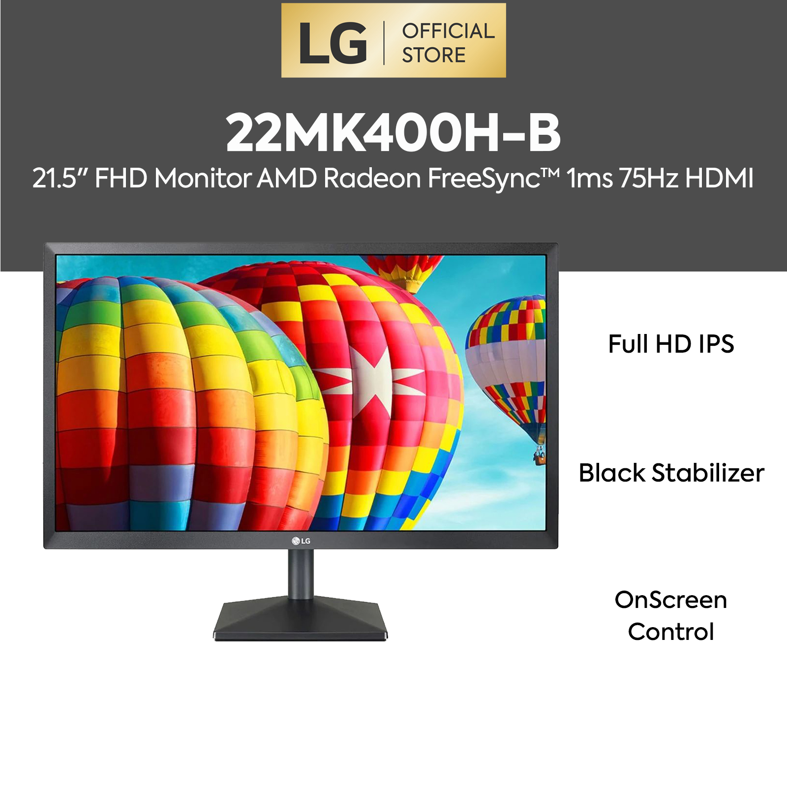 LG 22MK400H-B 21.5\