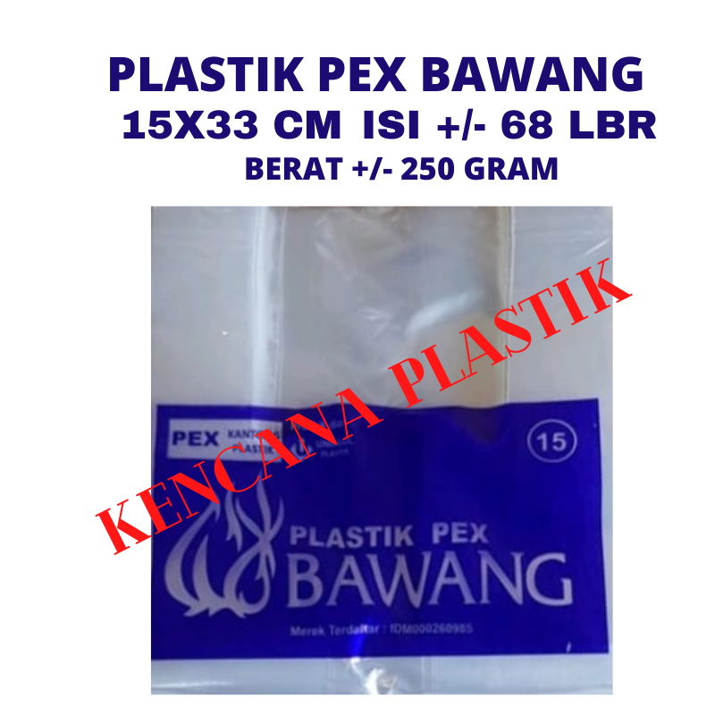 Kantong Plastik Kresek Pex Transparan Bawang Pe Tebal Ukuran 15 20 25 10 Lazada Indonesia 5101