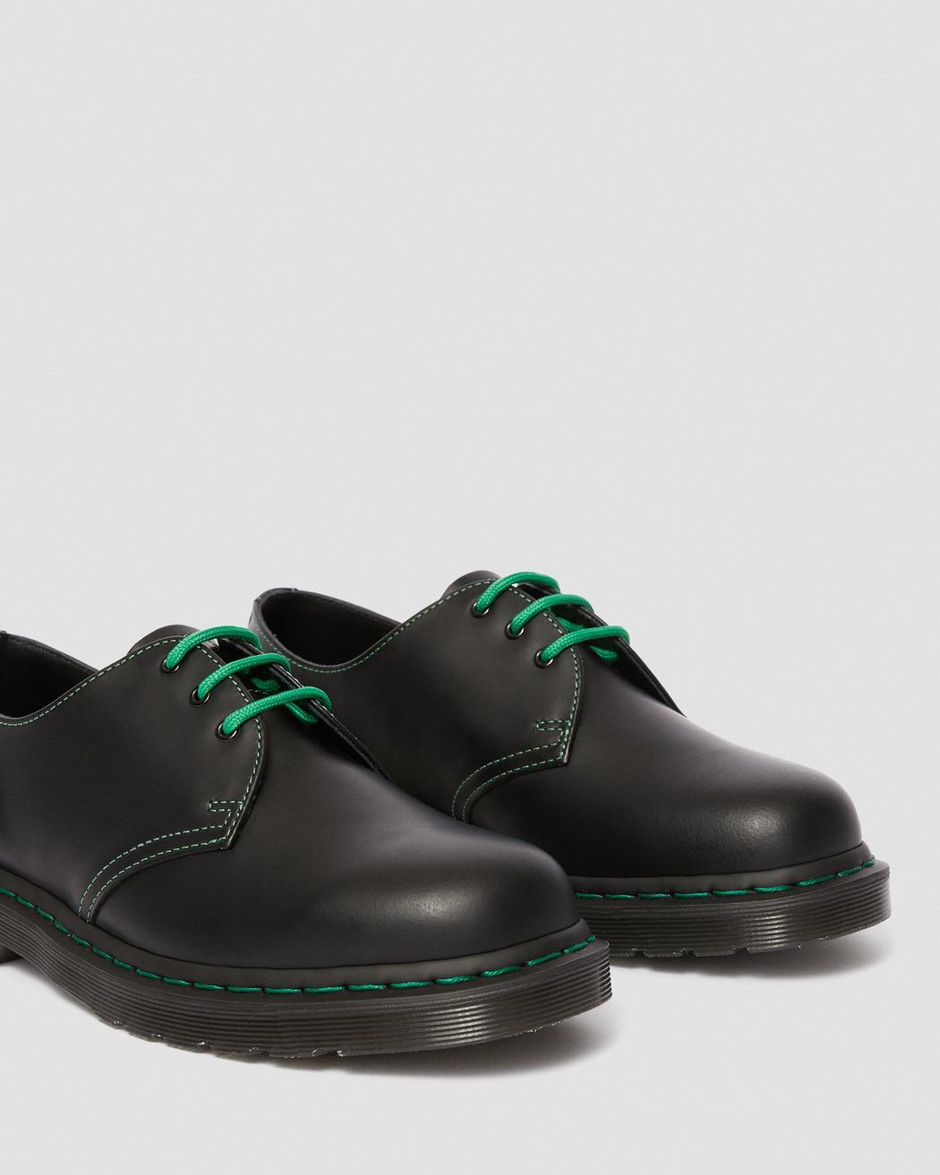 DR.MARTENS 1461 GREEN STITCH SMOOTH UNISEX | Lazada Indonesia