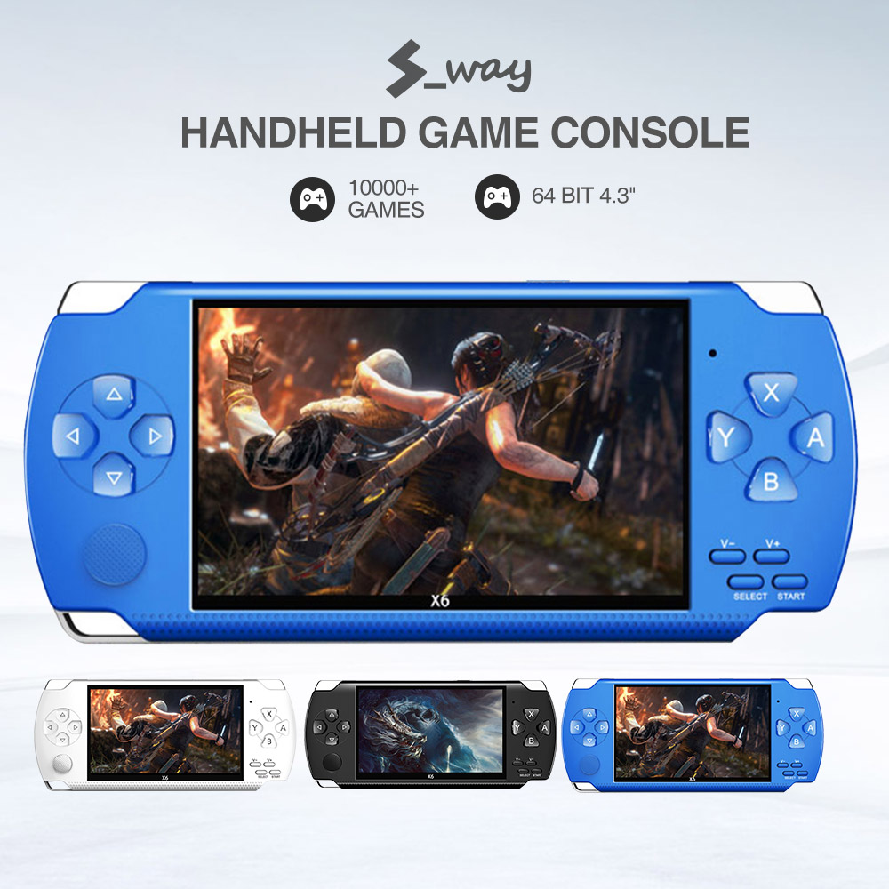 >> BÁO GIÁ MÁY CHƠI GAME PSP CẦM TAY 8GB MÁY CHƠI GAME CẦM TAY TÍCH HỢP 1000 TRÒ CHƠI 4.3 | Shopee Lazada Sendo Tiki mới nhất 92 Máy Chơi Game Console Video S-way X6 Dành Cho Game PSP Trò Chơi Cổ Điển Cầm Tay Máy Nghe Nhạc Mp4 Màn Hình 4.3 Inch, Máy Chơi Game 10000 Camera Hỗ Trợ Sách Điện Tử Video