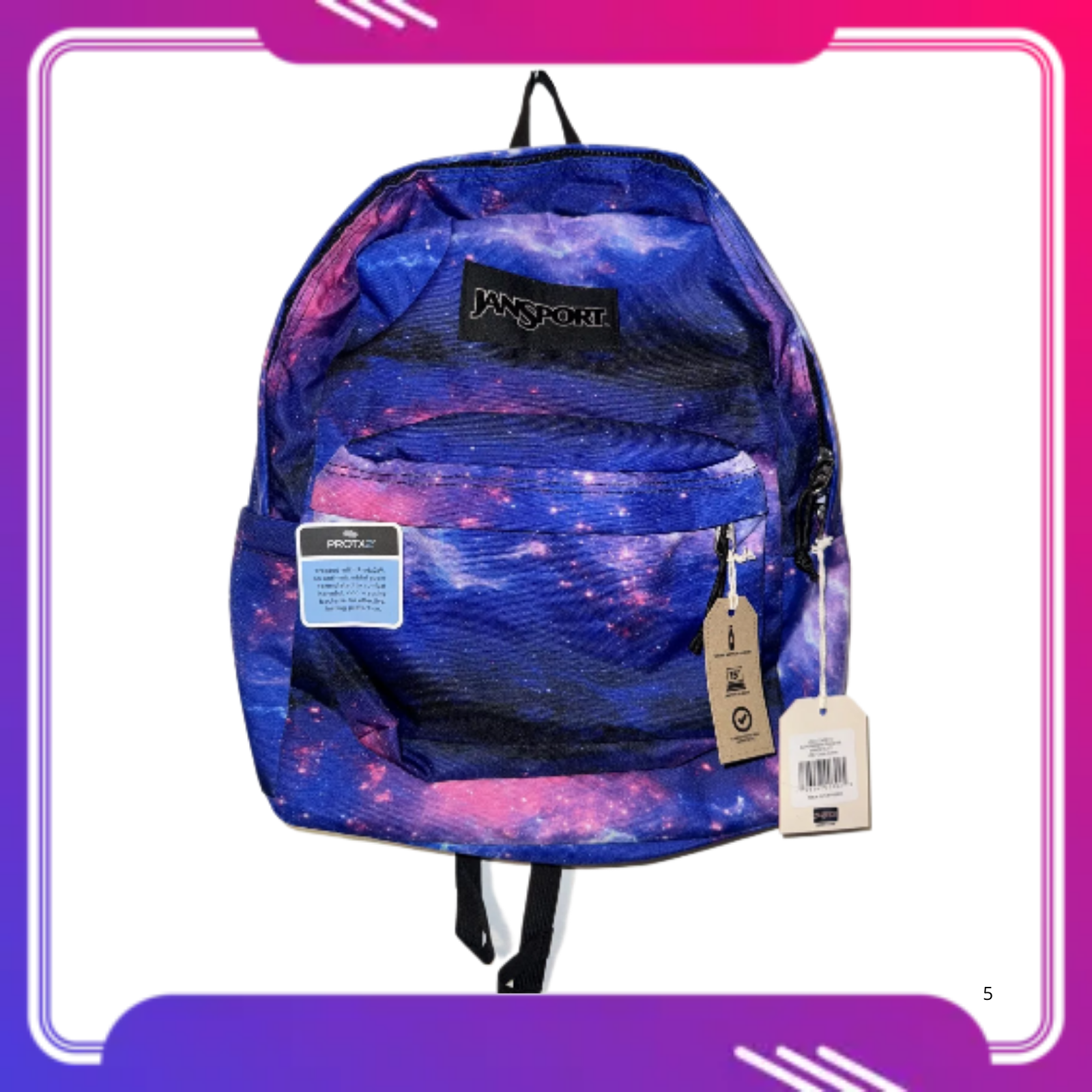 jansport backpack purple galaxy Big Plans JanSport, Polyester Backpack, Lilac, Multiple