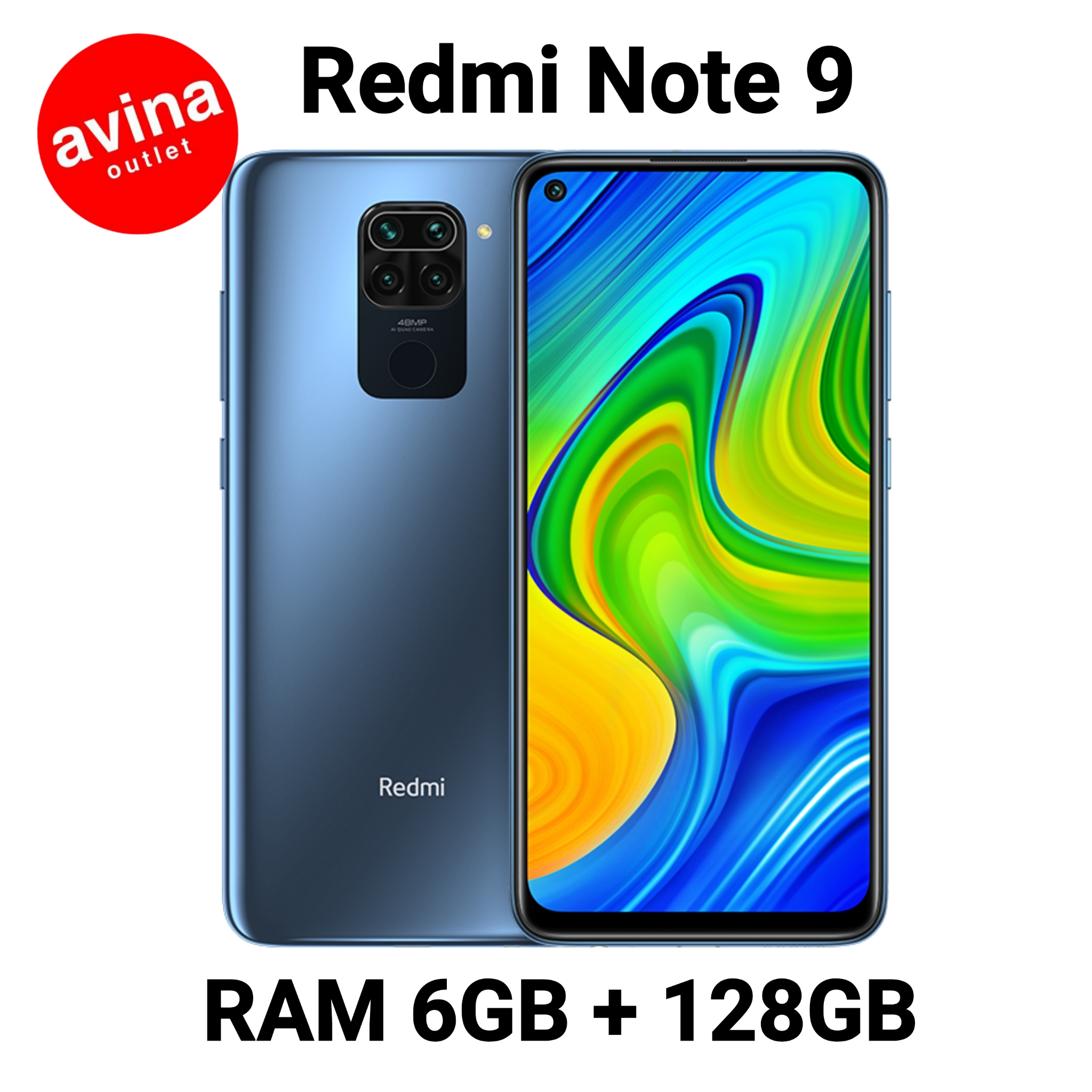 Xiaomi Redmi Note 9 6/128GB - Garansi Resmi