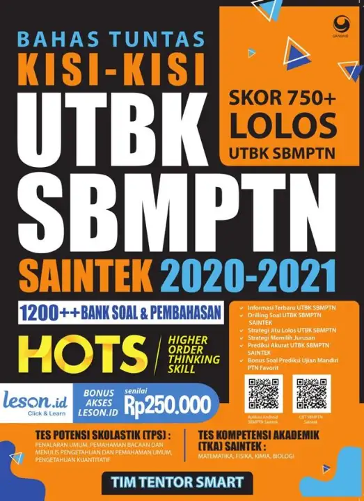 Bahas Tuntas Kisi Kisi Utbk Sbmptn Saintek 2020 2021 Lazada Indonesia