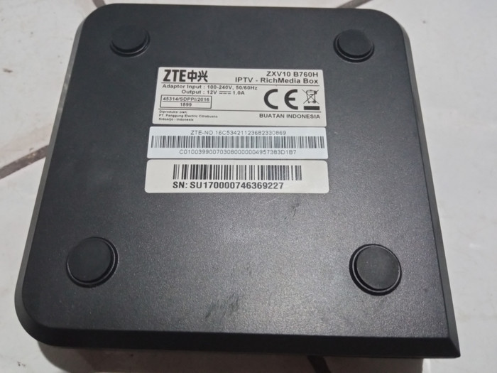 STB Android Online TV SET TOP BOX ZTE ZXV10 B760H (UNLOCK