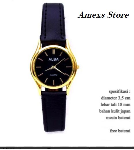 JAM TANGAN WANITA ALBA KULIT JAPAN