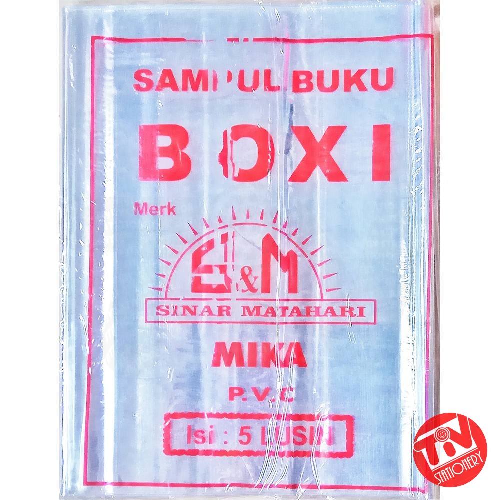 Sampul Plastik Mika Bening Buku Tulis Boxy / Maxi Campus / Big Boss