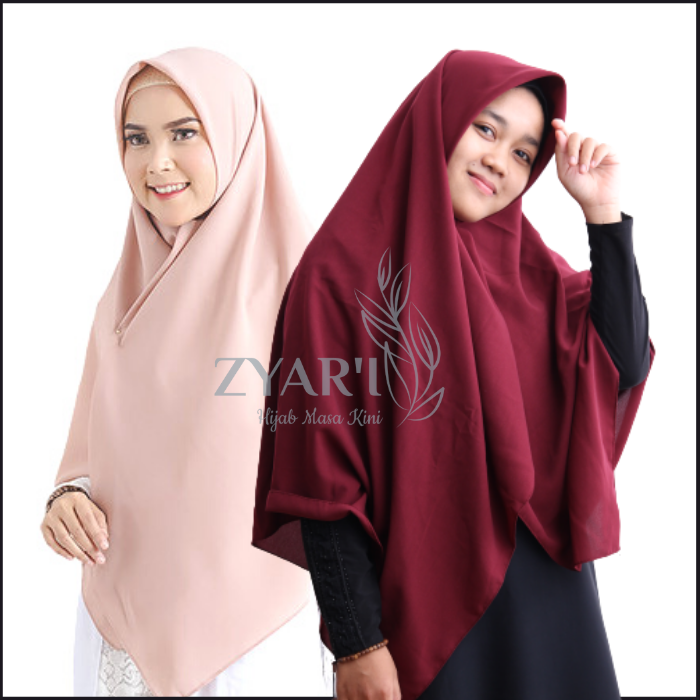 Jilbab Segi Empat Wolfis Syari 130 X 130 / Hijab Square ukuran 130 cm