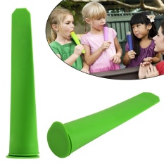 2 Pcs Colorful Ice Pop Pembuat Cetakan Es Loli Baru Aman Silicone Freezer Ice Cream Maker Cetakan