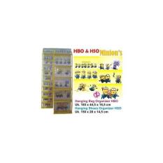 1 Paket Hbo Dan Hso Rak Tas & Sepatu Gantung Minion Kuning