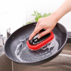 1 Pcs Sikat Pembersih Magic Sponge Kitchen Bathroom Window Mesin Oval Bersih-Internasional