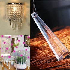 10 Chandelier Rainbow Maker Kaca Lampu Kristal Prisma Menggantung Tetes Liontin 3 ''-Intl