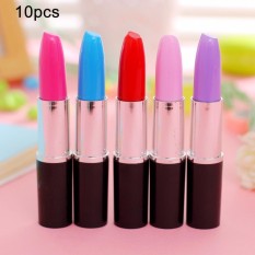 10 Pcs Kreatif Lipstik Bentuk Ballpoint Pulpen Perlengkapan Sekolah Anak-anak Student Hadiah-Internasional